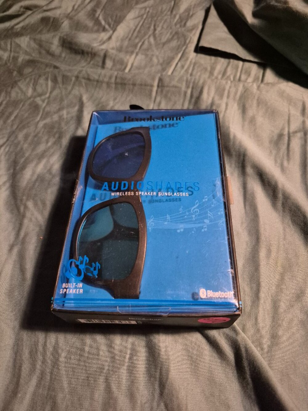 Brookstone Audio Shades Wireless Speaker Sunglasses